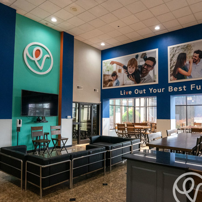 seating area at vertava health