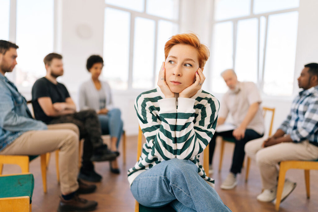 Woman thinking about relapse prevention tips