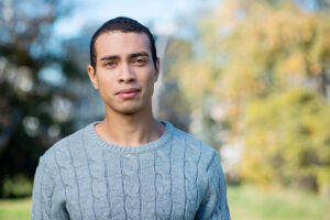 a person looks hopeful after learning how long it takes to break an addiction